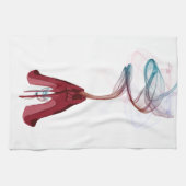 Te warme rode Stiletto toont kunst Theedoek (Horizontaal)