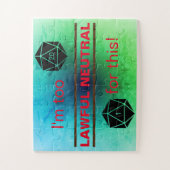 Te Wetmatig Neutraal Raadsel Legpuzzel (Verticaal)