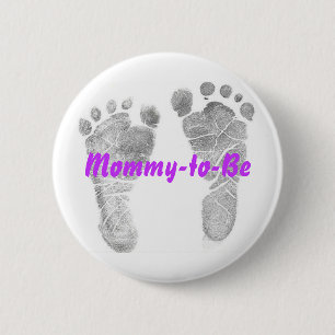Te worden mammie ronde button 5,7 cm