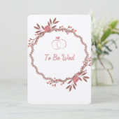 Te worden wo feestdagenkaart (Staand voorkant)