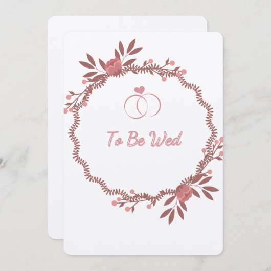 Te worden wo feestdagenkaart (Voorkant / Achterkant)