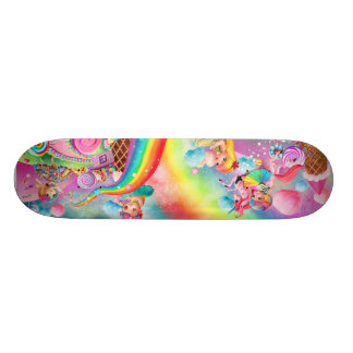 Te Yummy Rainbows Unicorn & Snoep Skateboard