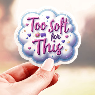 Te Zacht Voor Deze Cute Sticker