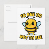 Te zijn of niet te zijn briefkaart (Voorkant / Achterkant)
