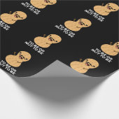 Te zijn of te zijn grappige pindasaus donker BG Cadeaupapier (Hoek)