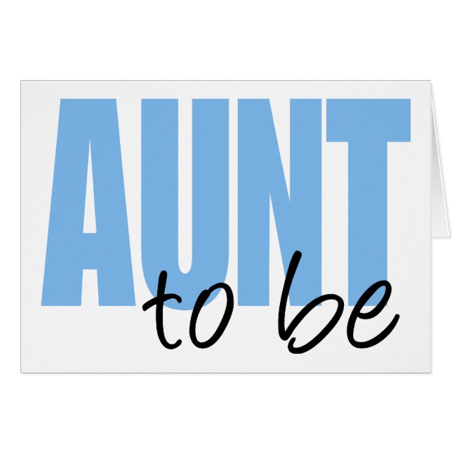 Te zijn tante (Blue Block Font) (Voorkant Horizontaal)