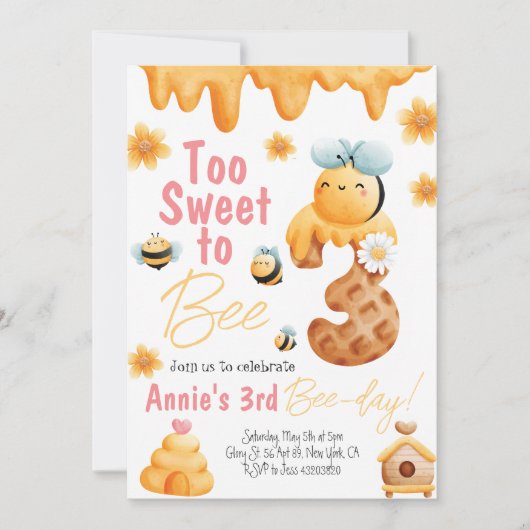 Te zoet om de driedaagse uitnodiging te zijn (Voorkant)