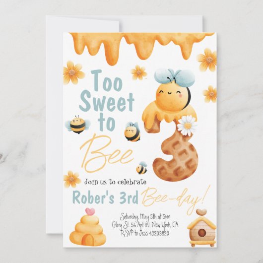 Te zoet om de drietyse uitnodiging te zijn (Voorkant)