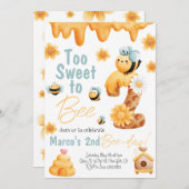 Te zoet om de uitnodiging van twee jongen te zijn. (Voorkant / Achterkant)