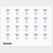 Te zout dan te flauwe quote Sticker (Vel)