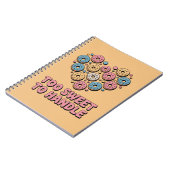 Te Zuur Om Te Behandelen | Donut Kids Notitieboek (Linkerzijde)