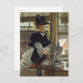 Tea | 1872 (houtolie) briefkaart (Voorkant / Achterkant)