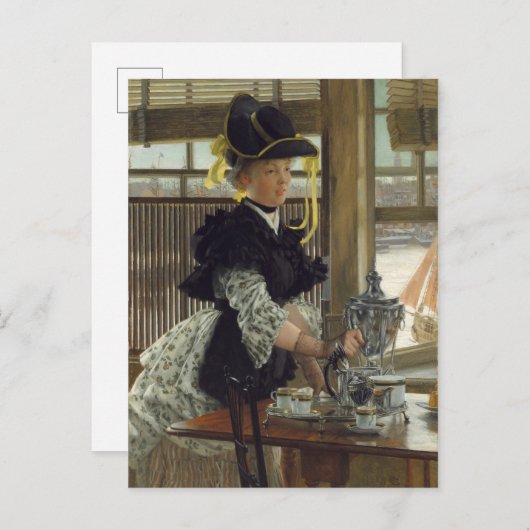 Tea | 1872 (houtolie) briefkaart (Voorkant / Achterkant)