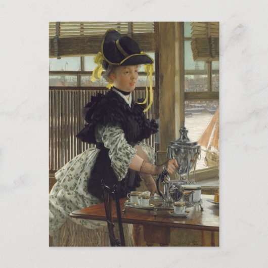 Tea | 1872 (houtolie) briefkaart (Voorkant)