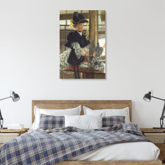 Tea | 1872 (houtolie) canvas afdruk (Insitu (Slaapkamer))