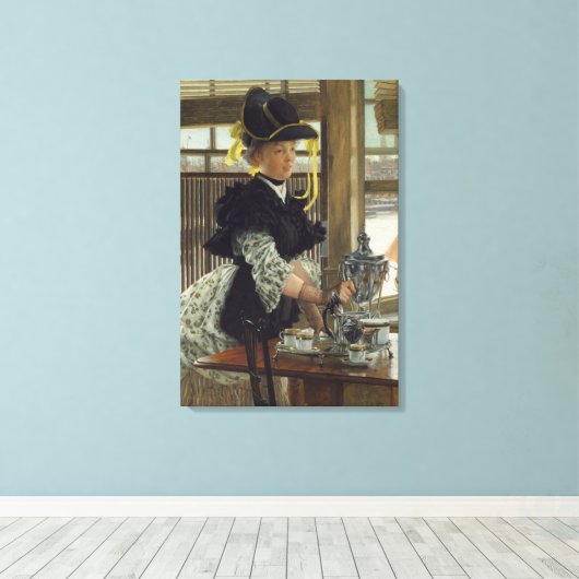 Tea | 1872 (houtolie) canvas afdruk (Insitu (Houten vloer))