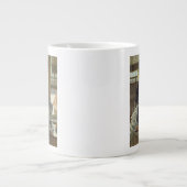 Tea | 1872 (houtolie) grote koffiekop (Voorkant)