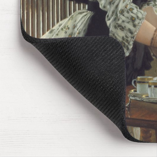 Tea | 1872 (houtolie) muismat (Hoek)