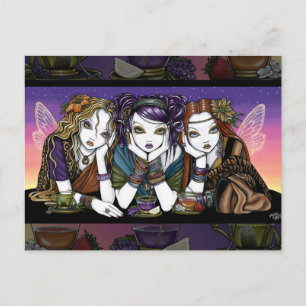 Tea 4 Drie Centraal KiKi Party Fairies Briefkaart