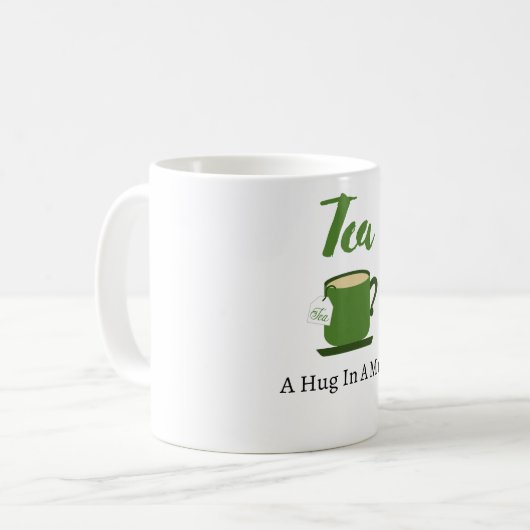 Tea A Hug in een Mok (Voorkant links)