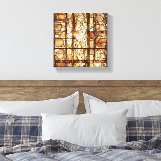 Tea Abstracte kunst Canvas Afdruk (Insitu (Slaapkamer))