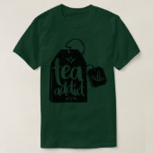 Tea Addict Tea Bag T-shirt (Design voorkant)
