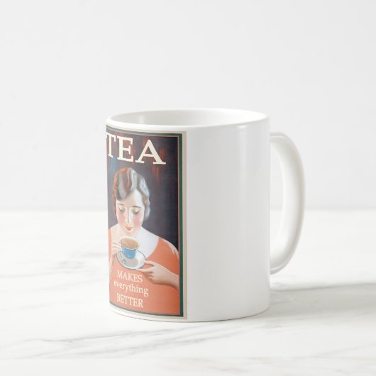  Tea Advertisement - maakt beter Poster Koffiemok (Voorkant rechts)