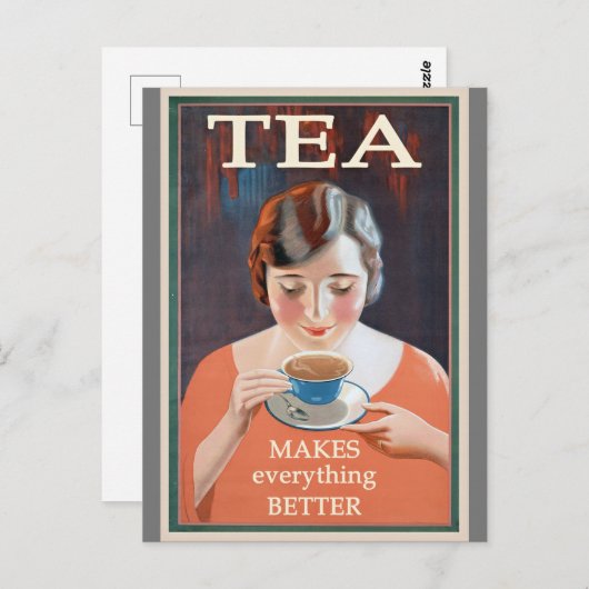  Tea Advertisement - maakt het beter Briefkaart (Voorkant / Achterkant)