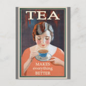  Tea Advertisement - maakt het beter Briefkaart (Voorkant)