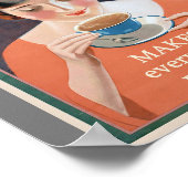 Tea Advertisement - maakt het beter Poster (Hoek)