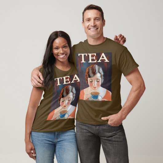  Tea Advertisement - maakt het beter T-shirt (Unisex)