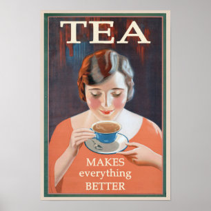Tea  Advertisement Poster