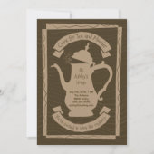 Tea and Murder Party - Aangepaste uitnodiging (Voorkant)