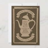 Tea and Murder Party - Uitnodiging (Voorkant)