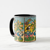 "Tea and Tuxie" 11 oz drinkbeker Mok (Voorkant links)
