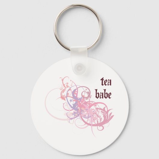 Tea Babe Sleutelhanger (Voorkant)