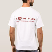 Tea Bag Barack Obama Party T-shirt (Achterkant)