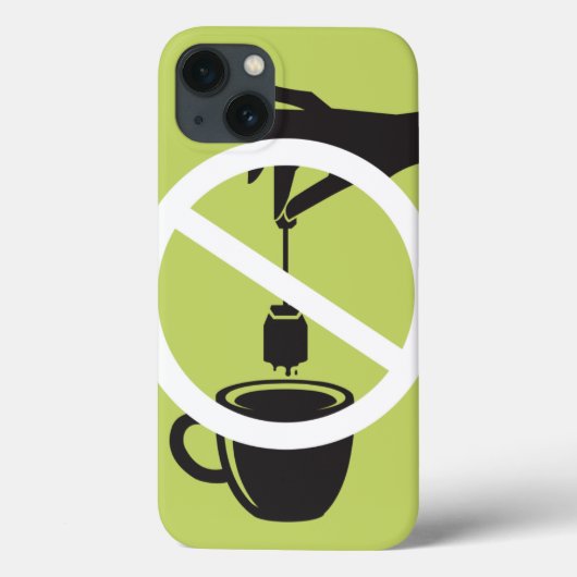Tea Bag Case-Mate iPhone Case (Achterkant)