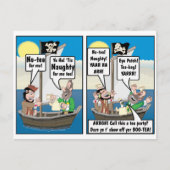 TEA BAG JOKE. BRIEFKAART (Voorkant)