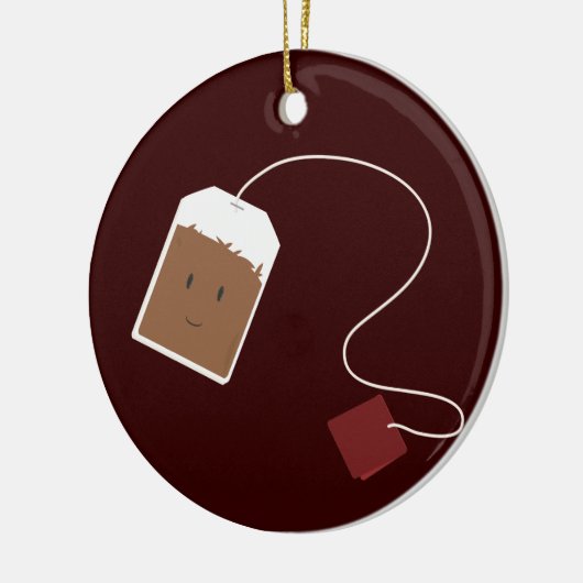 Tea bag keramisch ornament (Links)