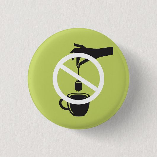 Tea Bag Ronde Button 3,2 Cm (Voorkant)
