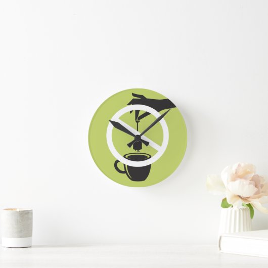 Tea Bag Ronde Klok (Huis)