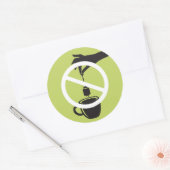 Tea Bag Ronde Sticker (Envelop)