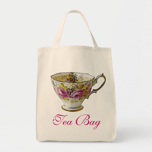 Tea Bag Tote Bag (Voorkant)
