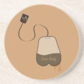 Tea Bag Zandsteen Onderzetter (Voorkant)