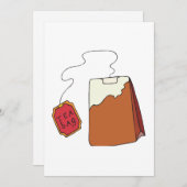 Tea Bagged Kaart (Voorkant / Achterkant)