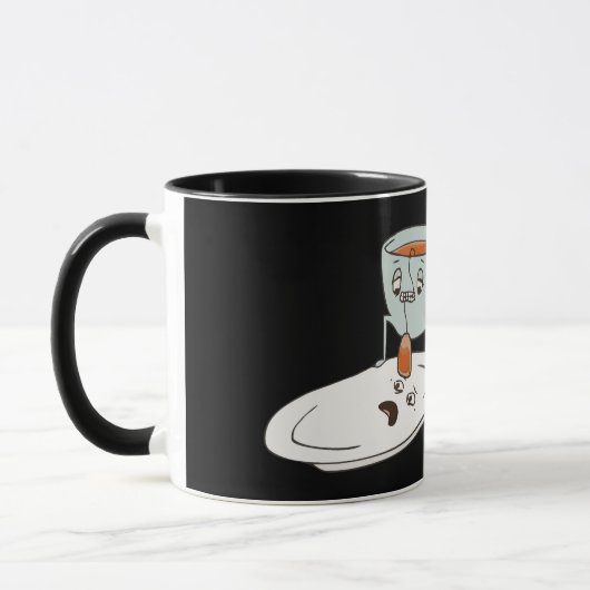 Tea Bagger Cup en Bord Kitchen Humor Mok (Links)