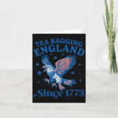 Tea Bagging England Since 1773 Patriotic Eagle 4th Kaart (Voorkant)
