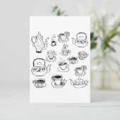 Tea Bedankkaart (Staand voorkant)