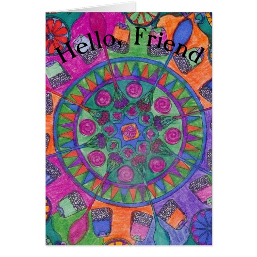 Tea Birthday Card voor een vriend (Voorkant)